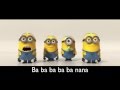 Banana Song [with lyrics] [HD]  | Minions | Despicable Me 2