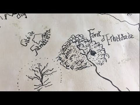 HOW to draw the MAP of a FANTASY WORLD