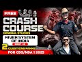 CDS/NDA 1 2025 Crash Course|River system in India #Part 2|Vishal kumar Sir