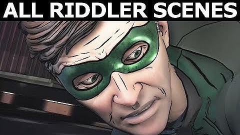 All Riddler Scenes - BATMAN Season 2 The Enemy Within Episode 1: The Enigma (Telltale Series)