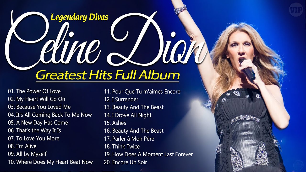 The Power Of Love 💖 Legendary Divas || Celine Dion 🙌Greatest Hits Full Album 🎶