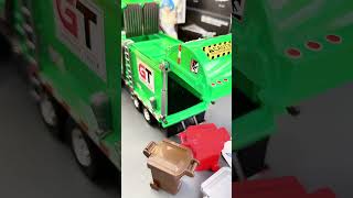 ASMR Garbage Truck Toy #shorts #car