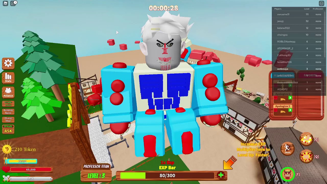 Roblox titan Roleplay Simulator YouTube