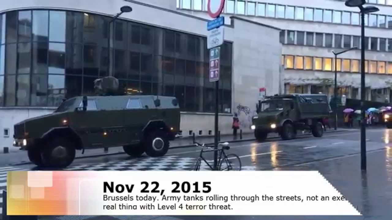 Brussels - army on streets life facebook