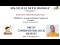 Demultiplexers l Analog & Digital Integrated circuits l SNS Institutions