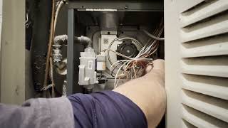 Changing a flame sensor on a furnace and why. Most common fix on a air furnace. Special link below.