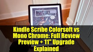 Kindle Scribe Colorsoft vs Mono Chrome: Full Review Preview + 11" Upgrade Explained screenshot 5