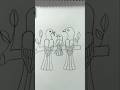 How to draw three birds by writing the word mom #art #trending #shortsvideo #shortsfeed #youtube