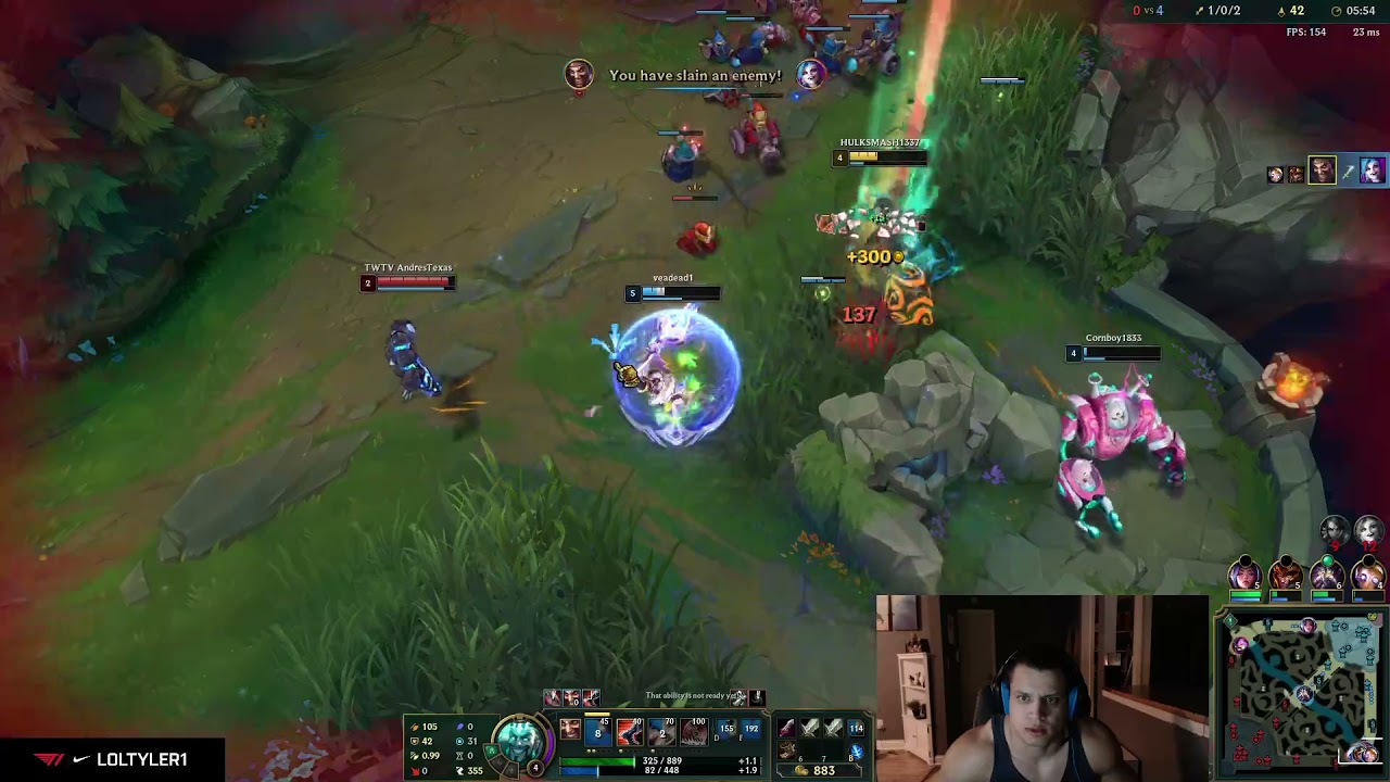 Tyler1 showing us how to play ADC