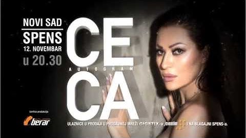 Ceca u Novom Sadu! 12. novembar