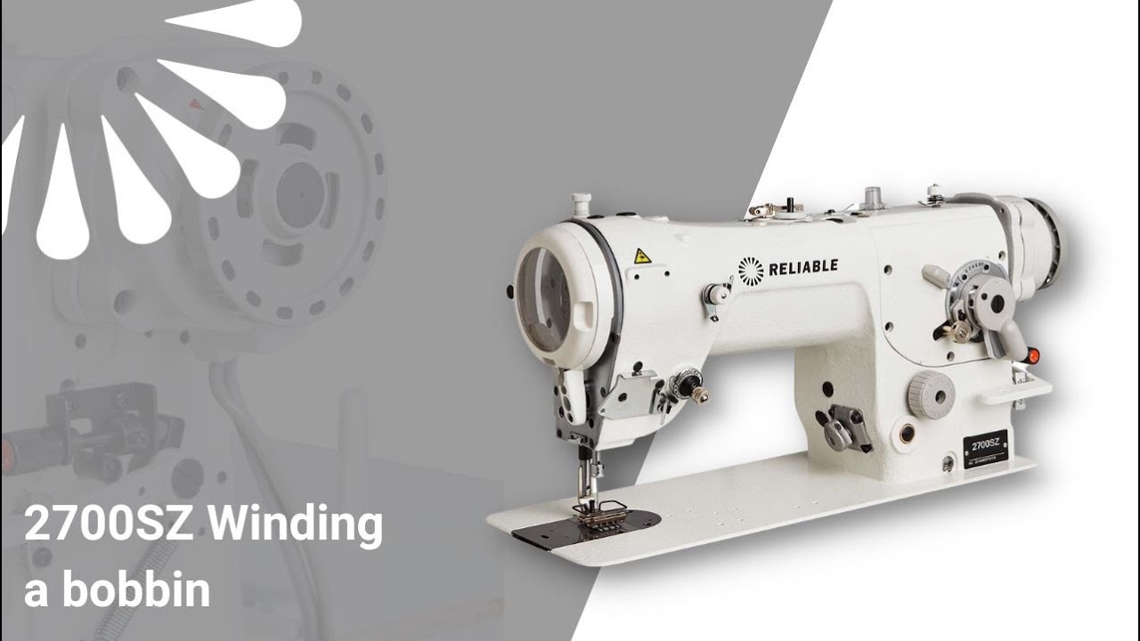 Winding a Bobbin Reliable 2700SZ Direct Drive Zig Zag Sewing Machine
