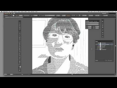 Assignment Nine - Typography Portrait, Step Three Assignment Nine - Typography Portrait, Step Three