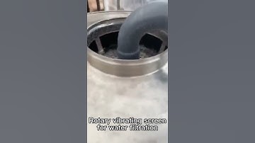 Single Layer Circle Vibrating Sieve for Water Filtration