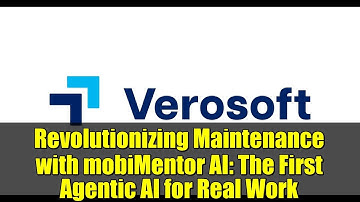 Revolutionizing Maintenance with mobiMentor AI: The First Agentic AI for Real Work