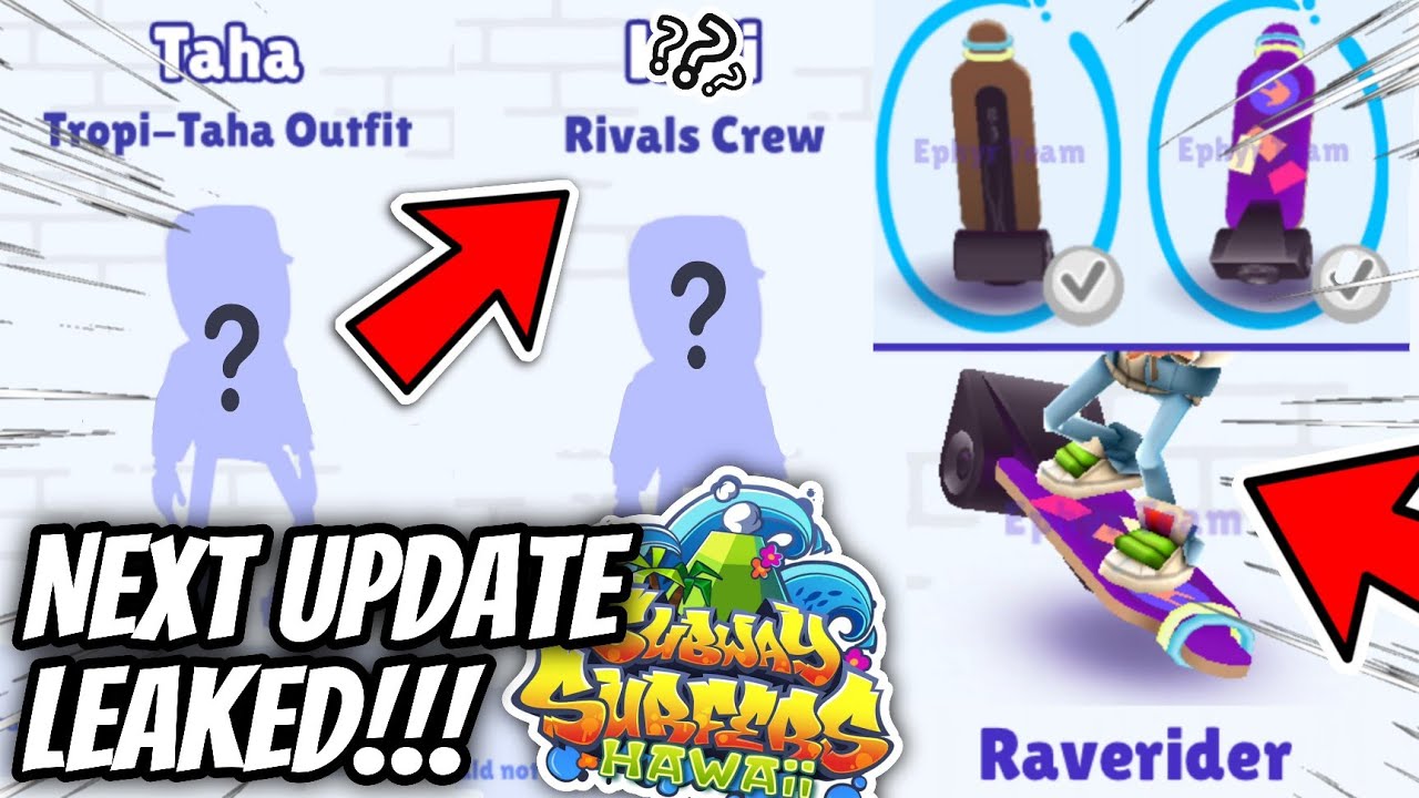 Subway Surfers 3.14.2 Next Update Leaks - Character & Board & Outfit