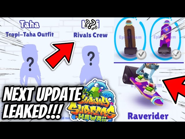 Subway Surfers 3.14.2 Next Update Leaks - Character & Board & Outfit