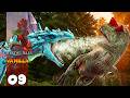 A CAÇADA PELO TATU VIROU UMA BATALHA CONTRA UM ALFA!!!! ARK:Survival Evolved