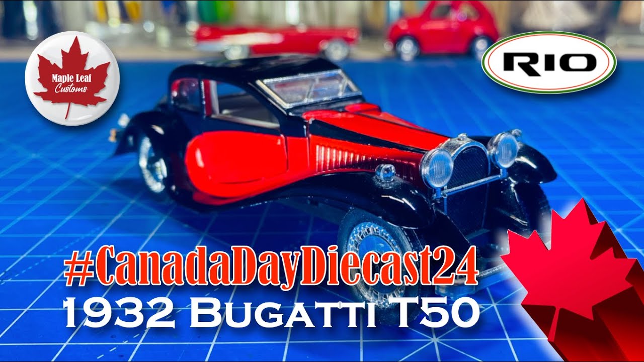 Rio 1932 Bugatti T50 (310) #CanadaDayDiecast24 - YouTube