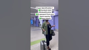 Can you travel in the U.S by plane undocumented? #usimmigration #undocumented  Yes.