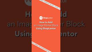How to Add an Image Marker Block #woocommerce #wordpress #shortsvideo