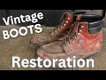 40 year old red wing work boots makeover