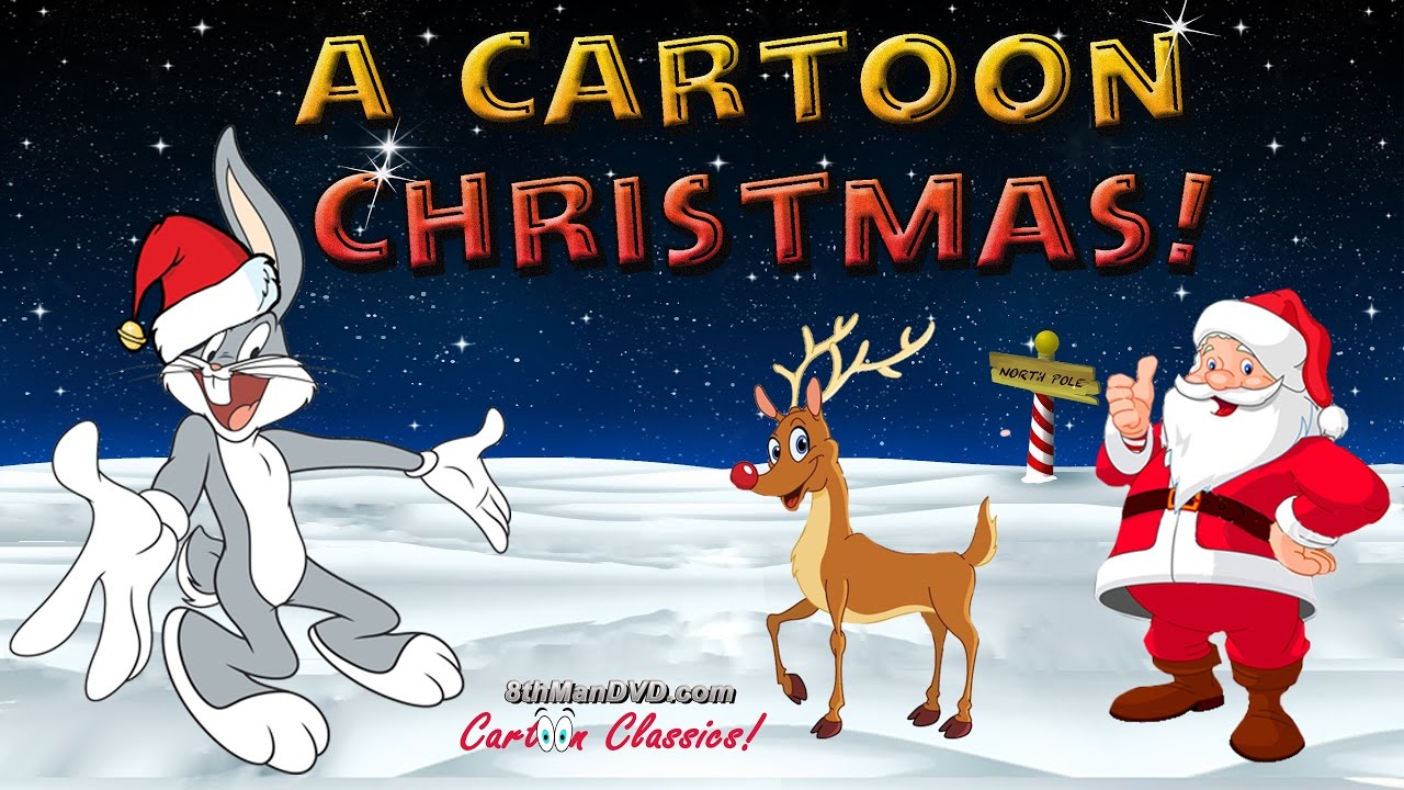 Santa and rudolph cartoon images