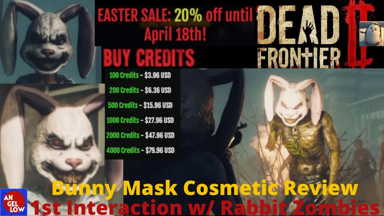 Dead Frontier 2 Easter of Evil Cosmetic Review and 1st interaction
