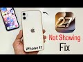 iOS 27 Beta on iPhone 11 - iOS 27 Update Not Showing in iPhone 11 - Fix Now 100% Working