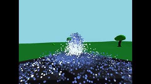 20000 Self Colliding Particles in OpenGL