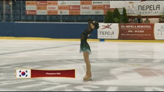 김채연 Chaeyeon KIM FS 2023 CS 네펠라 메모리얼 Nepela Memorial