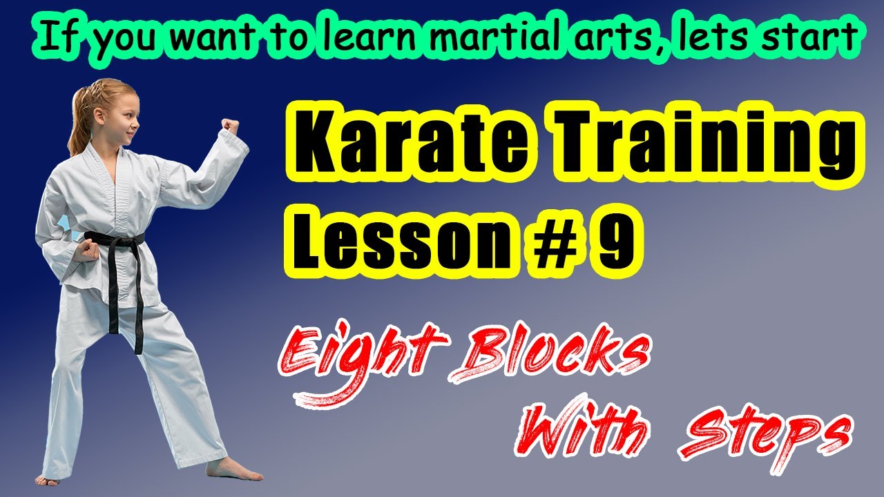 Class 9🔥Karate Blocks🔥Karate Training For Beginners How to Learn