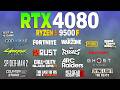 RTX 4080 + Ryzen 5 9500F - Test in 16 Games 1440p | Current Performance?