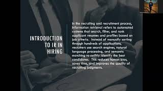 Title:Information Retrieval in Hiring & Recruitment | Social Media Monitoring Tool–Amazon Comprehend