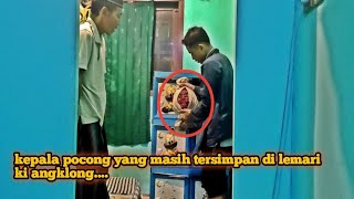 ki angklong masih menyimpan sebuah kepala pocong bekas ritual...