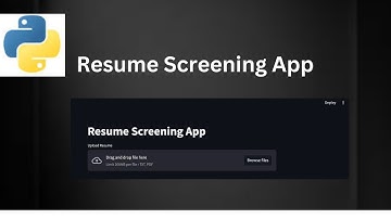 Build a Powerful Resume Screening App with Python & NLP Project