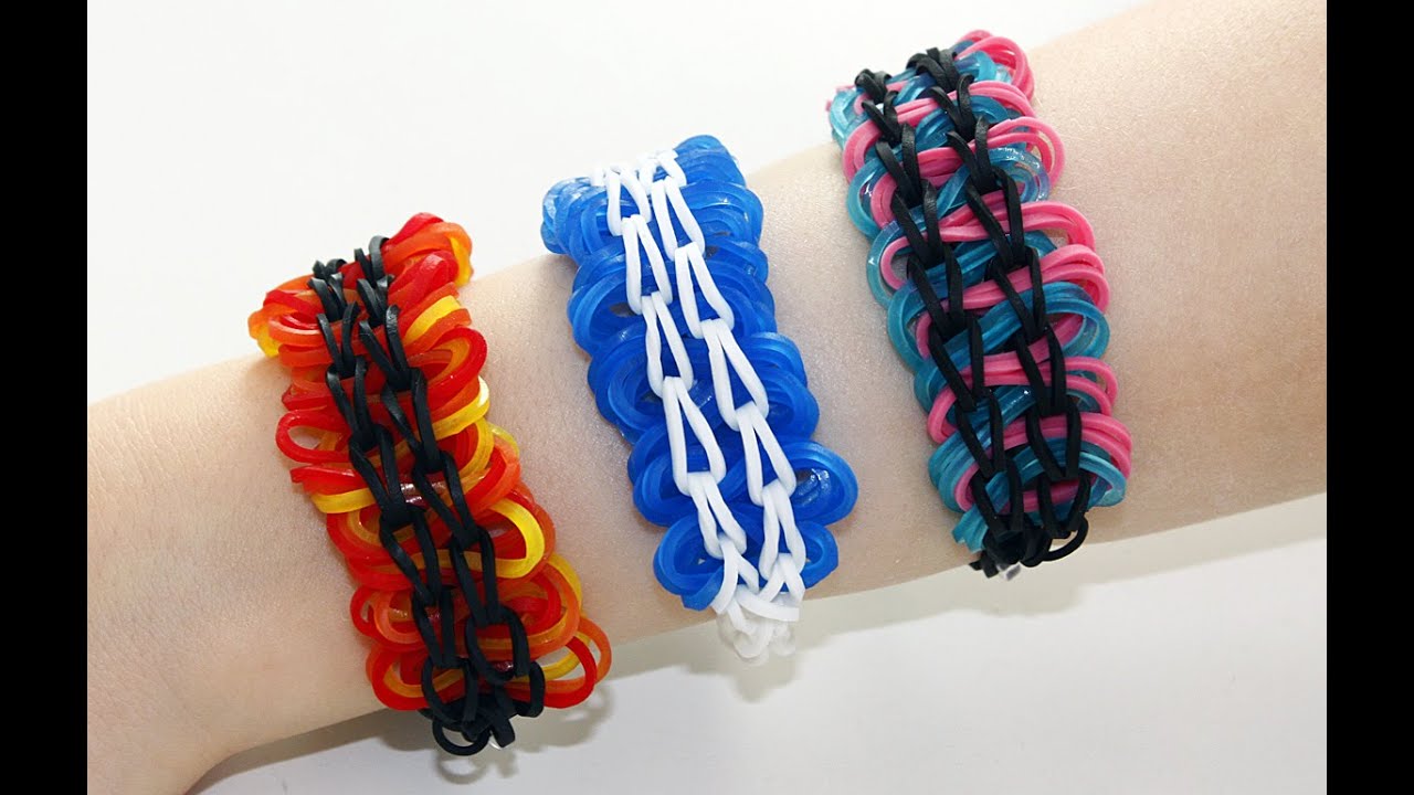 TUTO EXCLUSIF : bracelet élastiques entrelacés - Rainbow Loom (en Français)