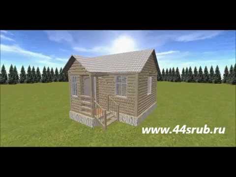 Баня 5.5х6, проект