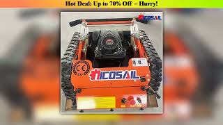 Flash Sale Customized waterproof remote control lawn mower, yard maintenance lawn mower, grass shre