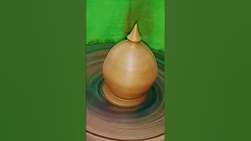 Satisfying piggy bank making on pottery wheel #shorts #youtubeshorts #viral #tiktok #video #pottery