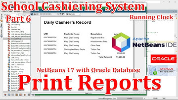 Java Programming # 12 -Print Reports - Cashiering System - JasperReport - POS receipt