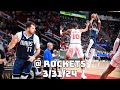 Dallas mavericks team highlights vs the rockets 03312024