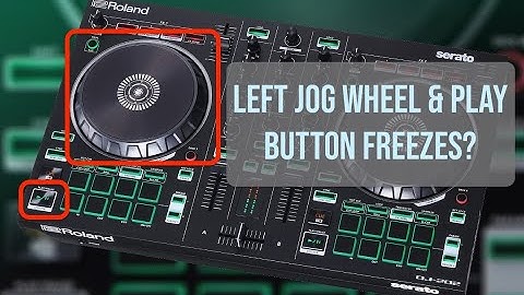 Roland DJ-202 - Left Jog Wheel/Play Button Freeze Issue