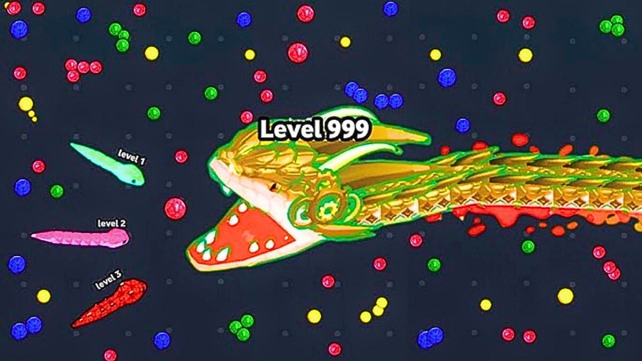 Snake Clash io Max Level Battle! ⚔️🐍 Unstoppable Evolution to MAX LEVEL!