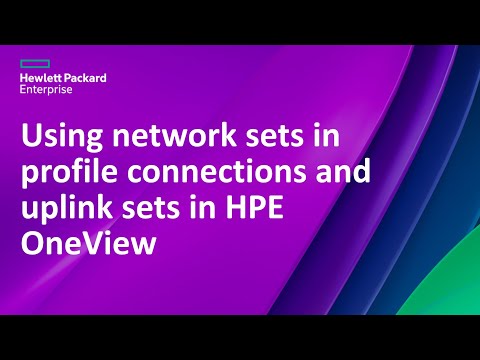 Using network sets