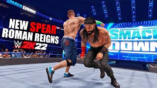 WWE 2K22 - Roman Reigns Alternate Finisher/Signature Moves!