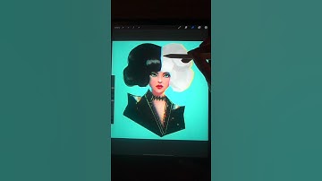 Procreate Tips | How to use Chromatic Aberration #shorts