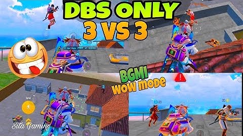 Only DBS 3v3 [BGMI WOW MODE]#bgmivideos #bgmigameplay 🎮🎮 PLEASE SUBSCRIBE TO MY CHANNEL 🙏