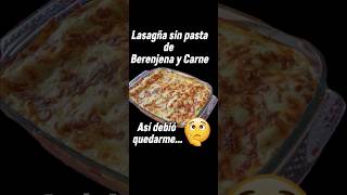 Lasagña sin Pasta #semiketo #comersano #higadosano #comersano #bajoencarbohidratos