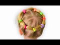 PERFECT Hairstyle with BRIGHT Elastics | Summer Hairstyles | Hair Tutorial by LittleGirlHair