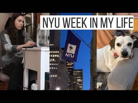 NYU WEEK IN MY LIFE | grad school, central park, wfh + more